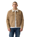 The Levi's® Mens Type III Sherpa Jacket in Ermine