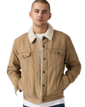 The Levi's® Mens Type III Sherpa Jacket in Ermine