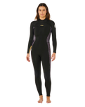 Womens Dawn Patrol 4/3mm Back Zip Wetsuit in Natural