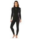 Womens Dawn Patrol 4/3mm Back Zip Wetsuit in Natural