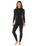 Womens Dawn Patrol 4/3mm Back Zip Wetsuit in Natural