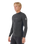 Dawn Patrol UPF Performance Long Sleeved Rash Vest in Black Marle