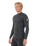 Dawn Patrol UPF Performance Long Sleeved Rash Vest in Black Marle