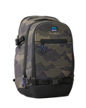 The Rip Curl F-Light Posse Search Camo 35L Backpack in Black & Olive