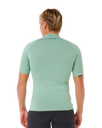 Waves UPF Performance Short Sleeved Rash Vest in Aloe