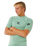 Waves UPF Performance Short Sleeved Rash Vest in Aloe