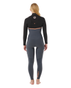 E-Bomb 4/3mm Chest Zip Wetsuit in Charcoal
