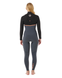E-Bomb 4/3mm Chest Zip Wetsuit in Charcoal