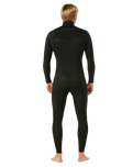 Dawn Patrol 4/3mm Chest Zip Wetsuit in Black