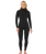 Womens Dawn Patrol 3/2mm Chest Zip Wetsuit in Black