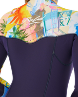 Womens Dawn Patrol 3/2mm Chest Zip Wetsuit in Multicolour
