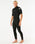 Dawn Patrol 2mm Chest Zip Short Sleeve Wetsuit in Black