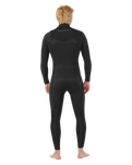Dawn Patrol Pro 3/2mm Chest Zip Wetsuit in Black
