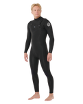 Dawn Patrol Pro 3/2mm Chest Zip Wetsuit in Black