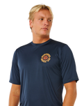 Pacific Rinse Surflite UPF Rash Vest in Dark Navy
