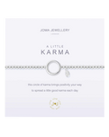 A Little Karma Bracelet in Silver