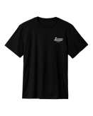 The Brixton Mens Township Tailored T-Shirt in Black & Smoke Grey