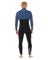 E-Bomb 4/3mm Chest Zip Wetsuit in Navy