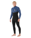 E-Bomb 4/3mm Chest Zip Wetsuit in Navy