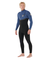 E-Bomb 4/3mm Chest Zip Wetsuit in Navy