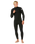 The Rip Curl Mens Dawn Patrol Pro 5/3mm Chest Zip Wetsuit in Black