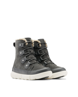 The Sorel Womens Explorer II Joan Snow Boots in Grill Fawn