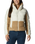 The Columbia Womens Leadbetter Point Sherpa Hybrid Jacket in Chalk Beach