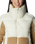 The Columbia Womens Leadbetter Point Sherpa Hybrid Jacket in Chalk Beach
