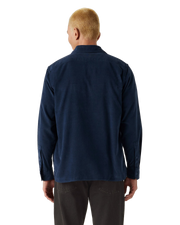 The Levi's® Mens Jackson Worker Corduroy Overshirt in Zodiac Blue Corduroy
