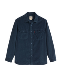 The Levi's® Mens Jackson Worker Corduroy Overshirt in Zodiac Blue Corduroy