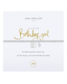 The Joma Jewellery Little Birthday Girl Bracelet in Silver