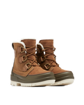 The Sorel Womens Torino II Waxcan Boots in Velvet Tan & Olive Green