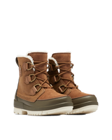 The Sorel Womens Torino II Waxcan Boots in Velvet Tan & Olive Green