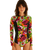 Mirage UPF Long Sleeve Swimsuit in Bloom