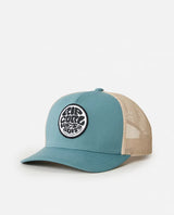 The Rip Curl Boys Boys Wetsuit Icon Trucker Cap in Bluestone