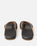 The Rip Curl Mens Soft Top Open Toe Flip Flops in Black & Brown