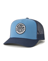 The Rip Curl Mens Wetsuit Icon Trucker Cap in Navy
