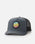 The Rip Curl Mens Wetsuit Icon Trucker Cap in Washed Black