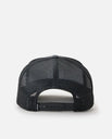 The Rip Curl Mens Wetsuit Icon Trucker Cap in Washed Black