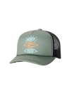 The Rip Curl Boys Boys Weekender Trucker Cap in Olive