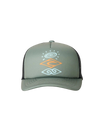 The Rip Curl Boys Boys Weekender Trucker Cap in Olive