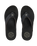 Pacific Rinse Bloom Flip Flops in Black & Brown