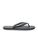 Stapler Bloom Flip Flops in Washed Black