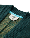 Scenic Long Knitted Cardigan in Scenic Dark Fern