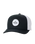 Routine Curve Trucker Cap in Black & White