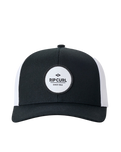 Routine Curve Trucker Cap in Black & White