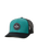 The Rip Curl Mens Routine Curve Trucker Cap in Black & Blue