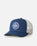 The Rip Curl Mens Routine Curve Trucker Cap in Navy