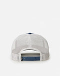 The Rip Curl Mens Routine Curve Trucker Cap in Navy