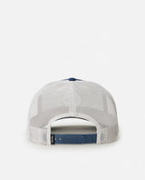 The Rip Curl Mens Routine Curve Trucker Cap in Navy